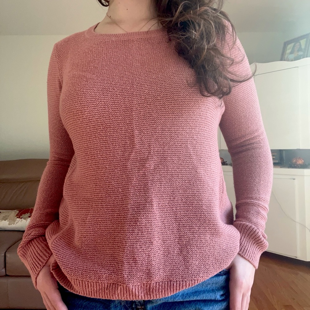 pink madewell sweater